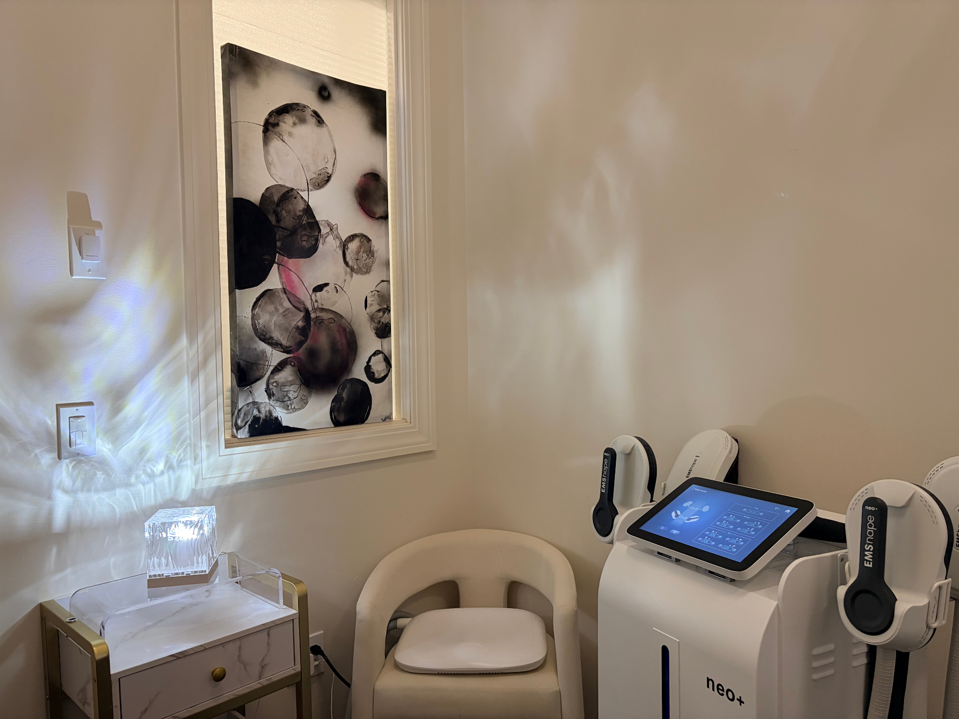 LMG Artistry private treatment suite at Phenix Salon Suites in Eden Prairie